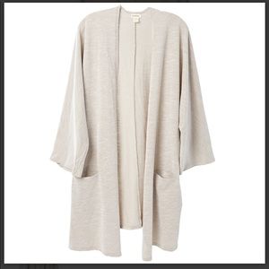 Sweater coat cardigan, plus size